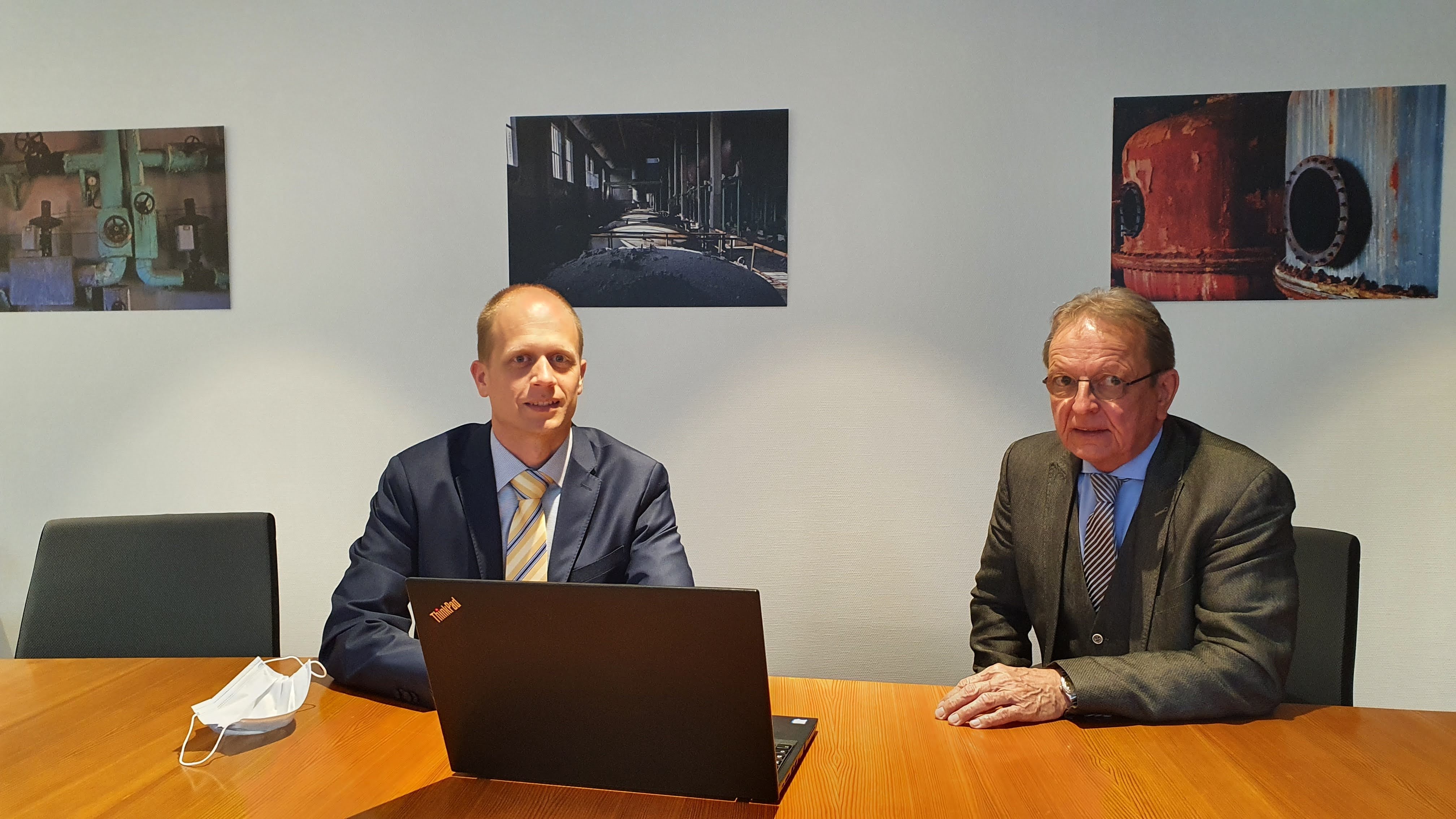 Bürgermeister Kai Louis und Erster Beigeordneter Jakob Gerards