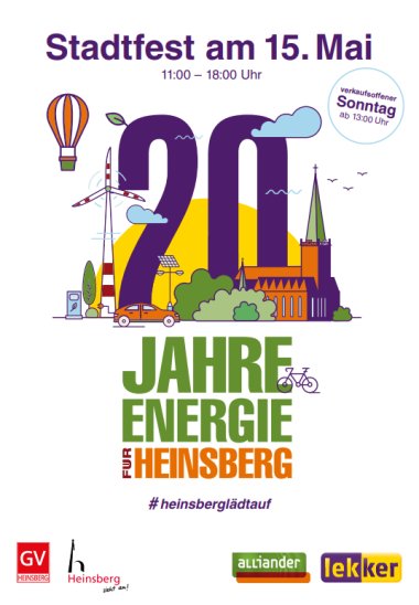 Logo Stadtfest Heinsberg läd auf