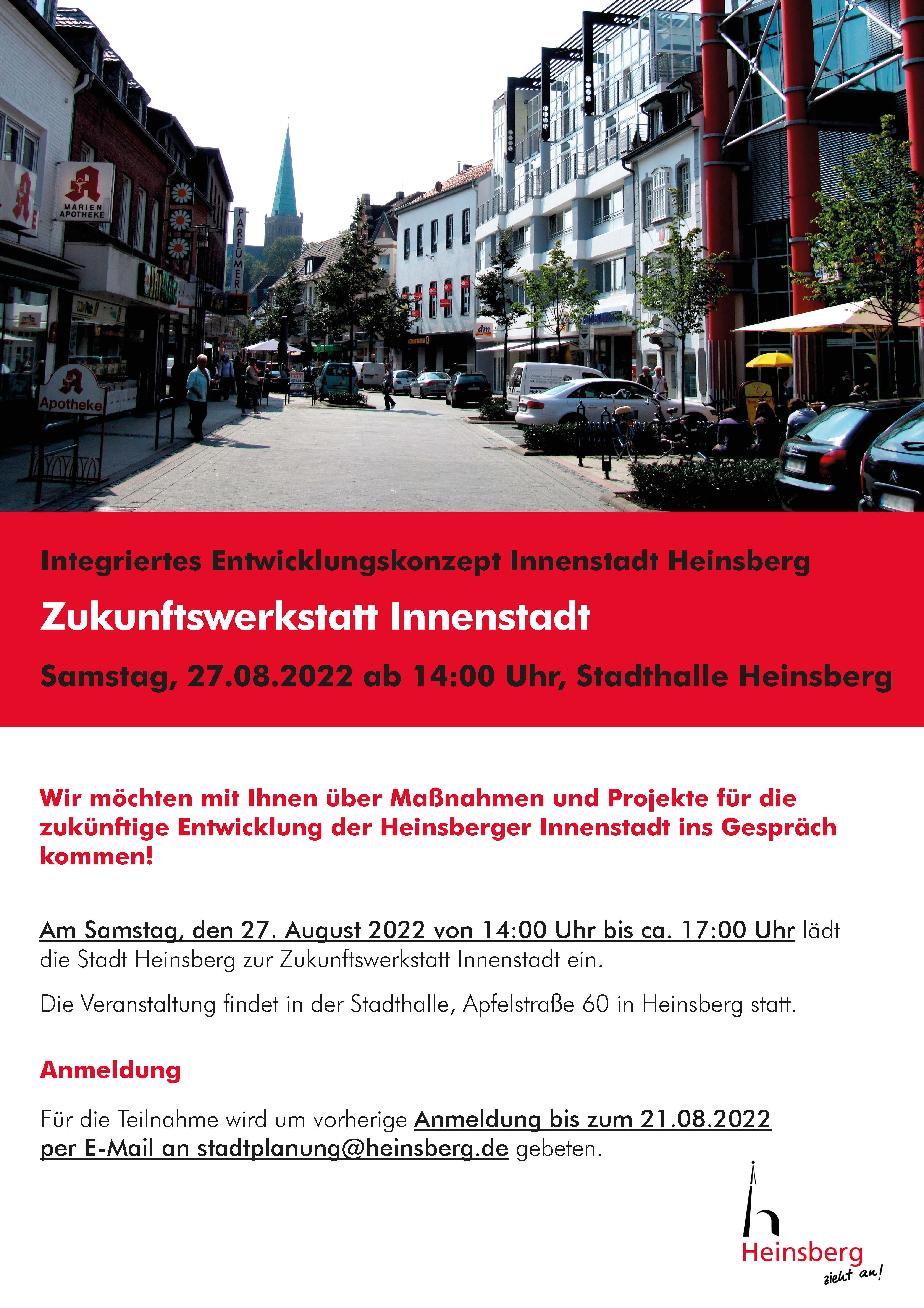 Einladung Zukunftswerkstatt Innenstadt