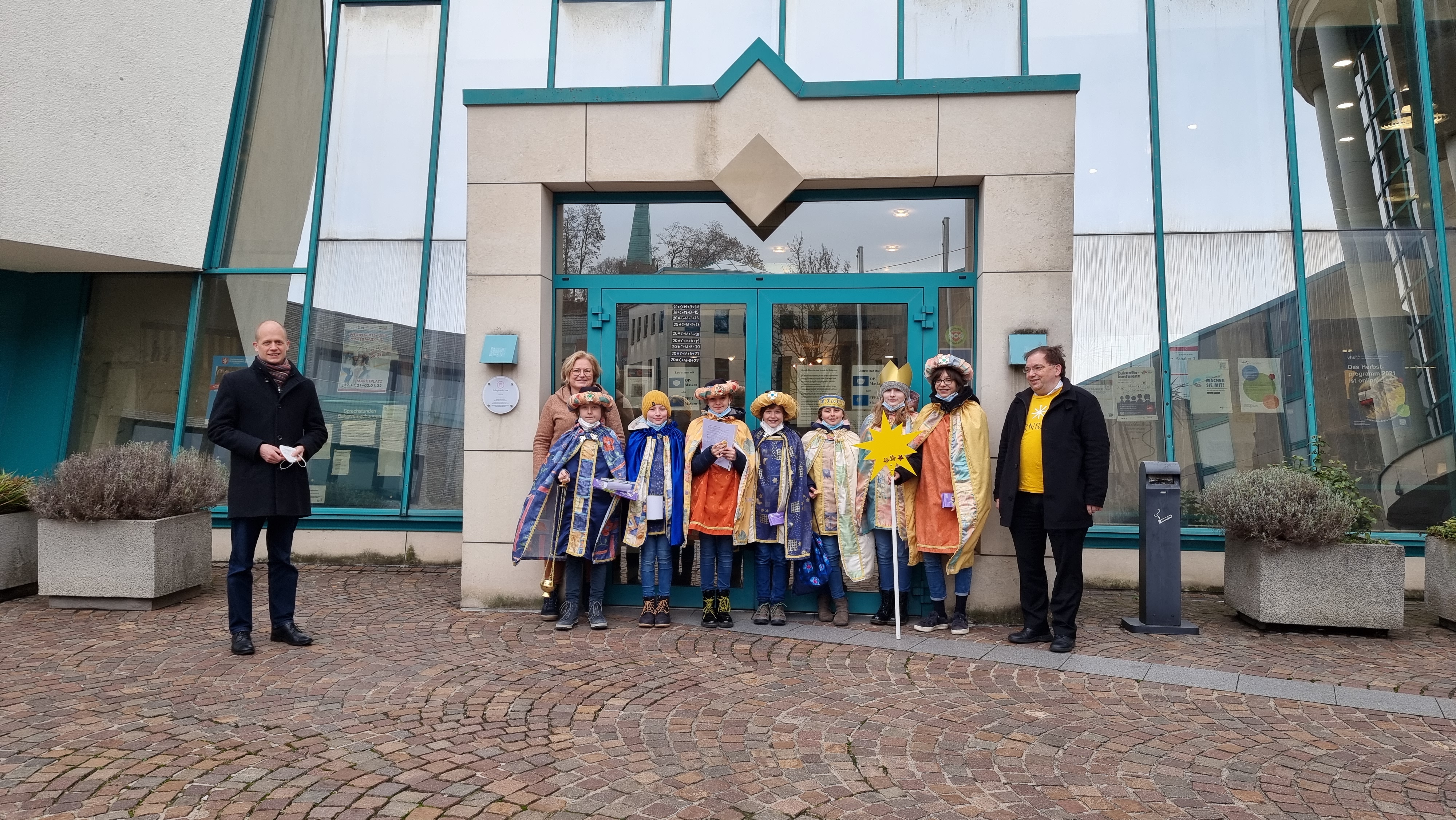 Besuch Sternsinger Rathaus Heinsberg