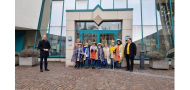 Besuch der Sternsinger im Rathaus Heinsberg