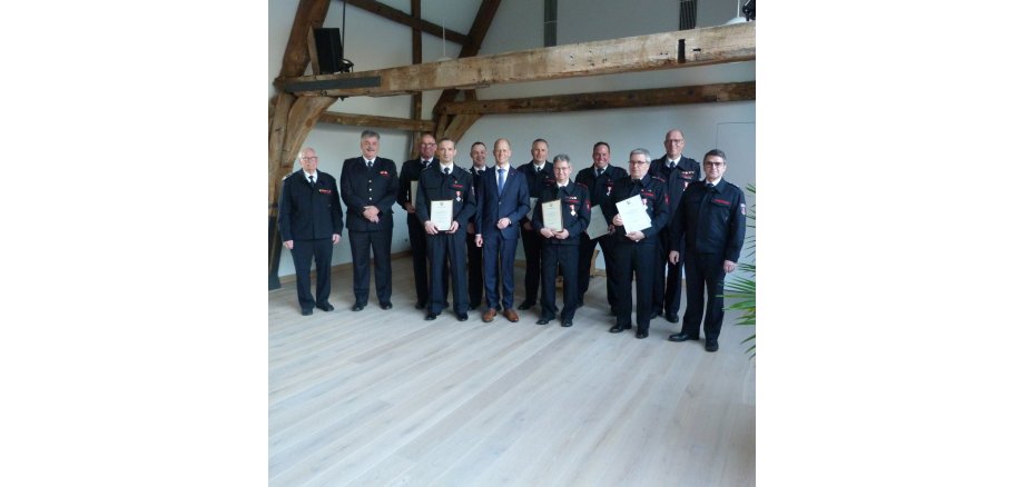 Ehrungen Feuerwehr 