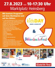kidsDAY 4. Bilderbuchfest Plakat