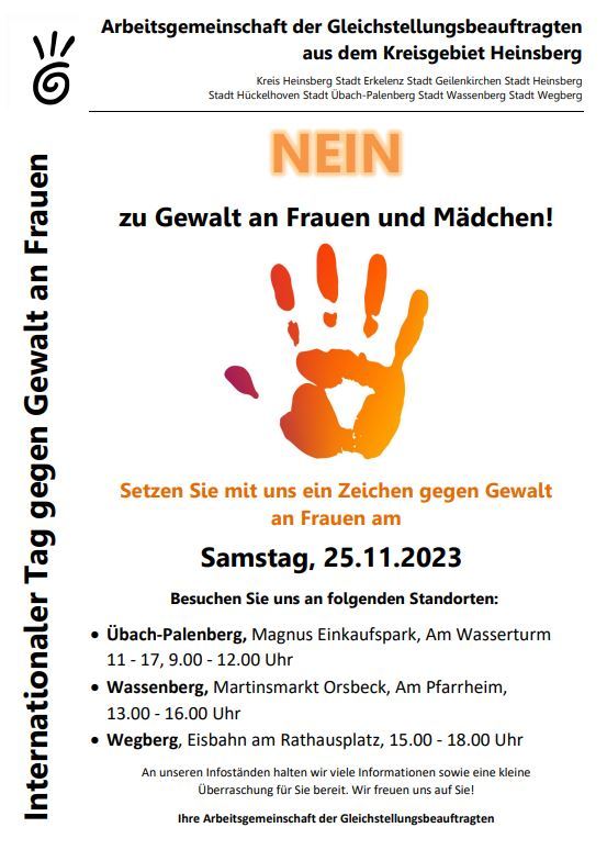 Internationaler Tag gegen Gewalt an Frauen