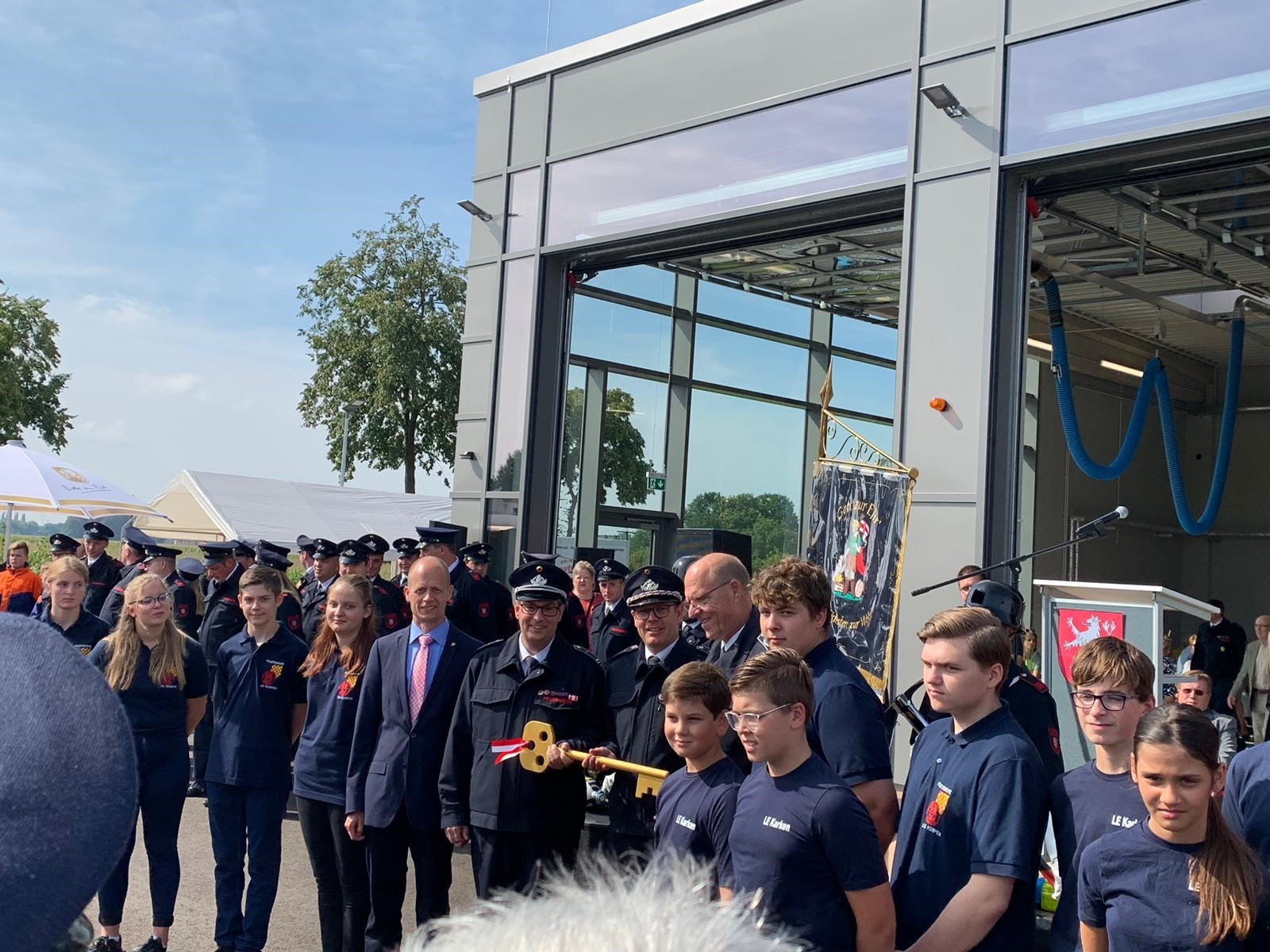 Feierliche Schlüsselübergabe durch Bürgermeister Kai Louis