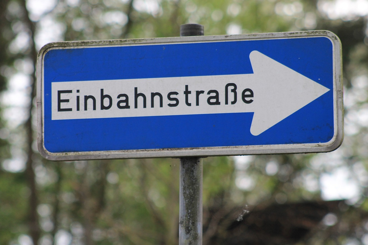 Einbahnstraßenschild
