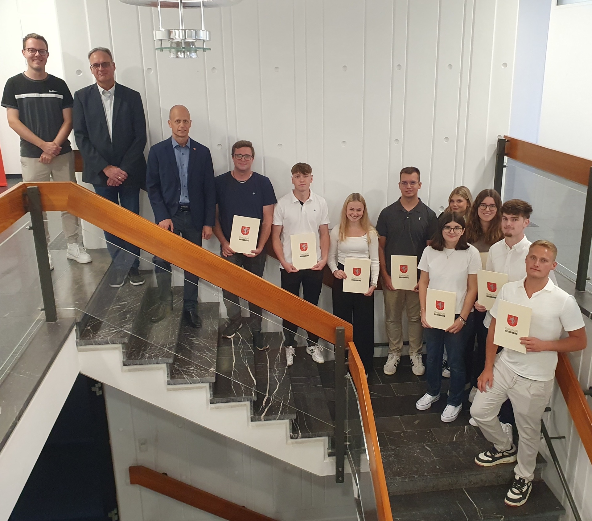 neue Auszubildende im Rathaus 2025