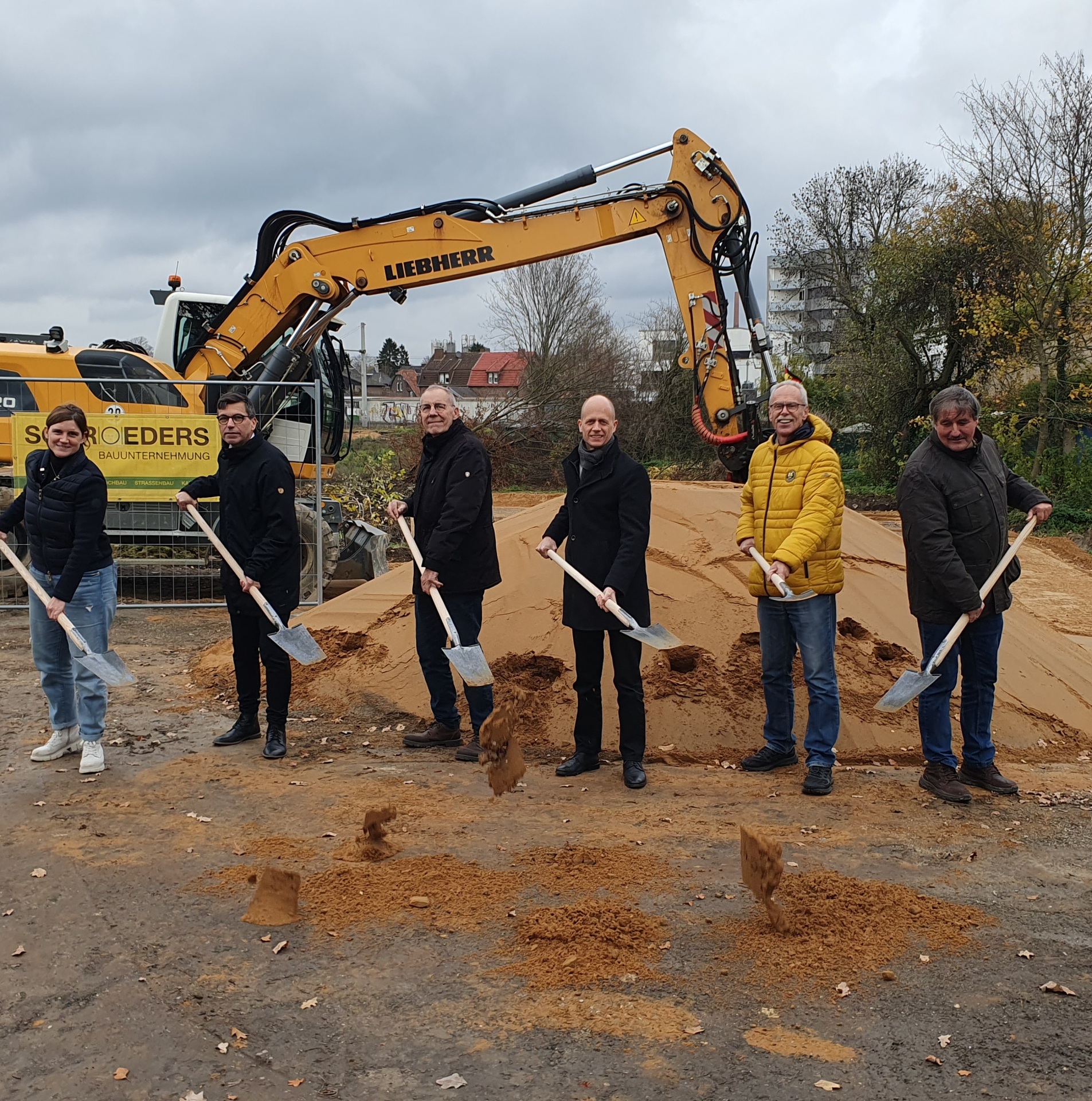 Spatenstich Baugebiet Grebben