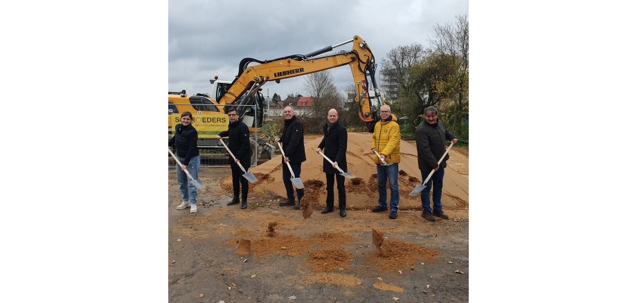 Spatenstich Baugebiet Grebben