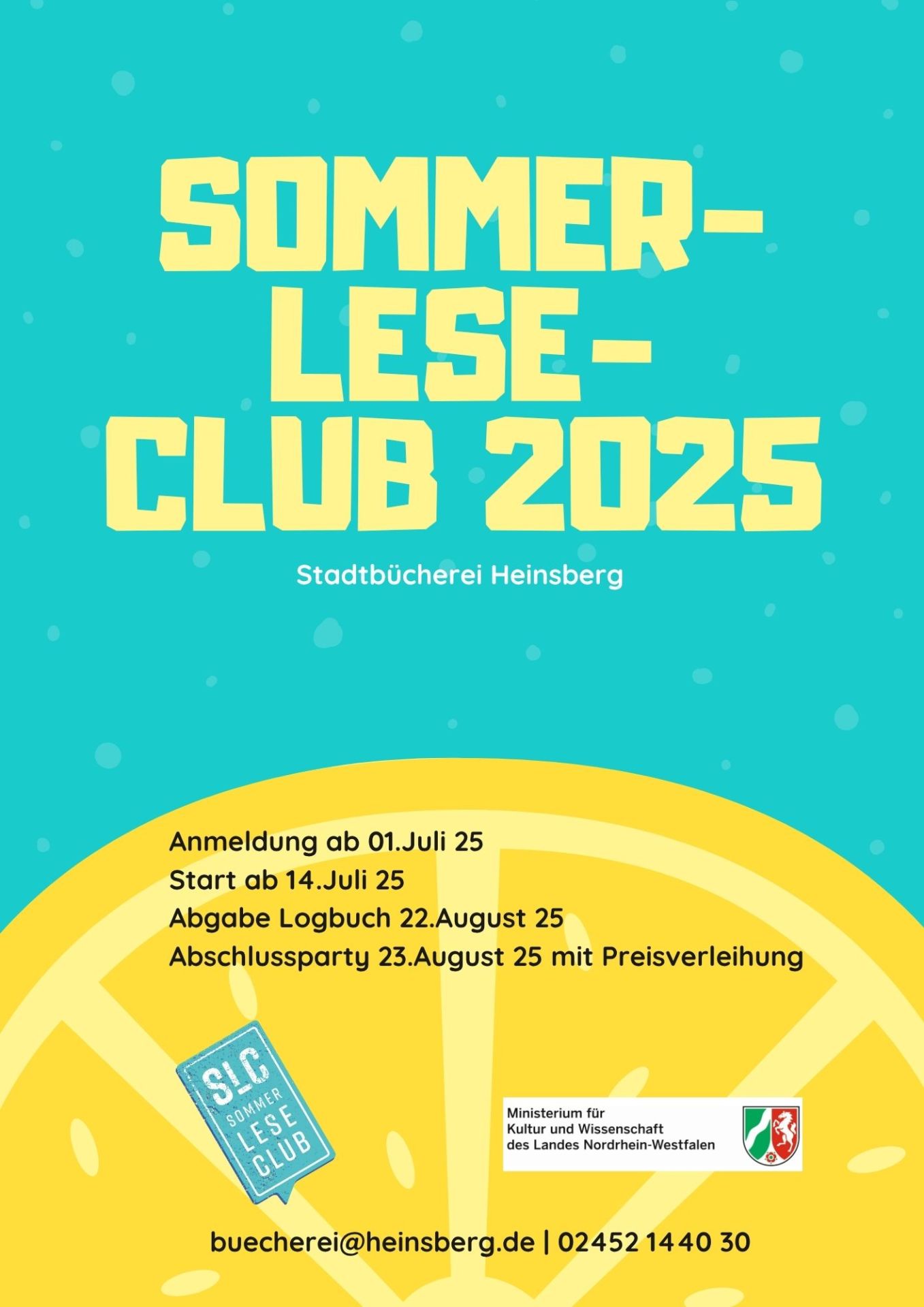 Plakat Sommerleseclub