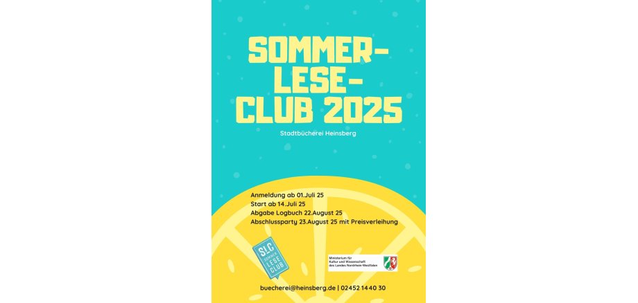 Plakat Sommerleseclub