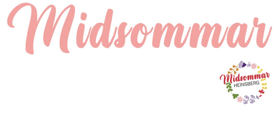 Banner Midsommarfest Heinsberg und Sponsoren