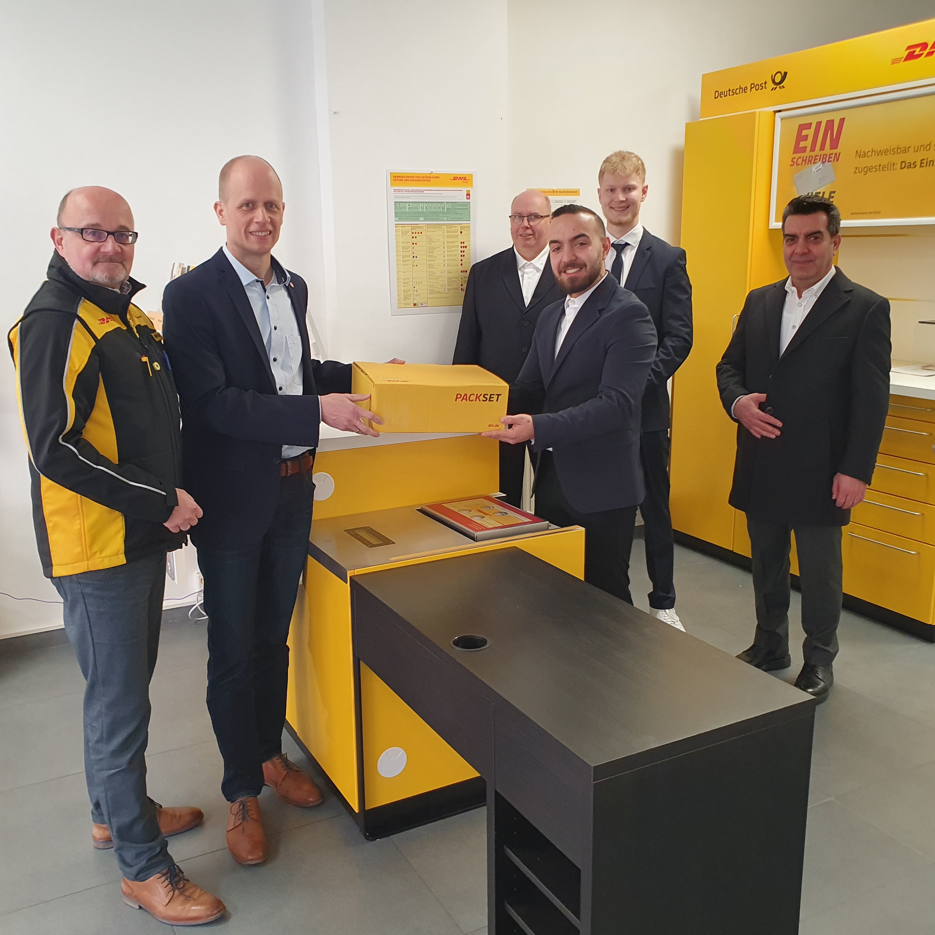 Eröffnung der neuen Postfiliale