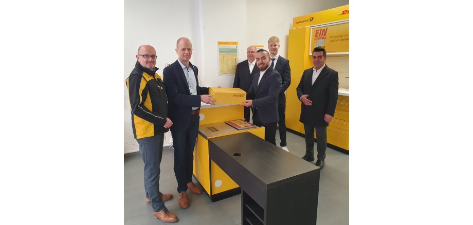 Eröffnung der neuen Postfiliale