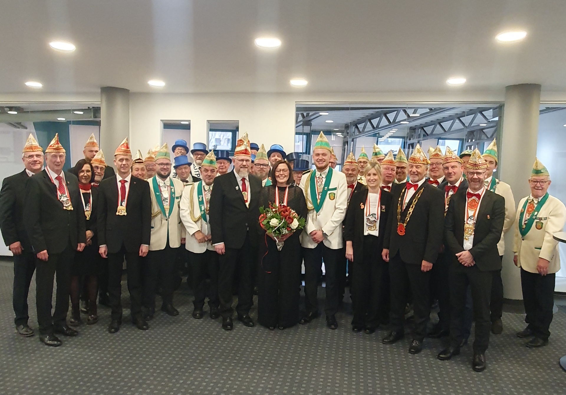 Empfang Stadtprinzenpaar Vossen im Rathaus