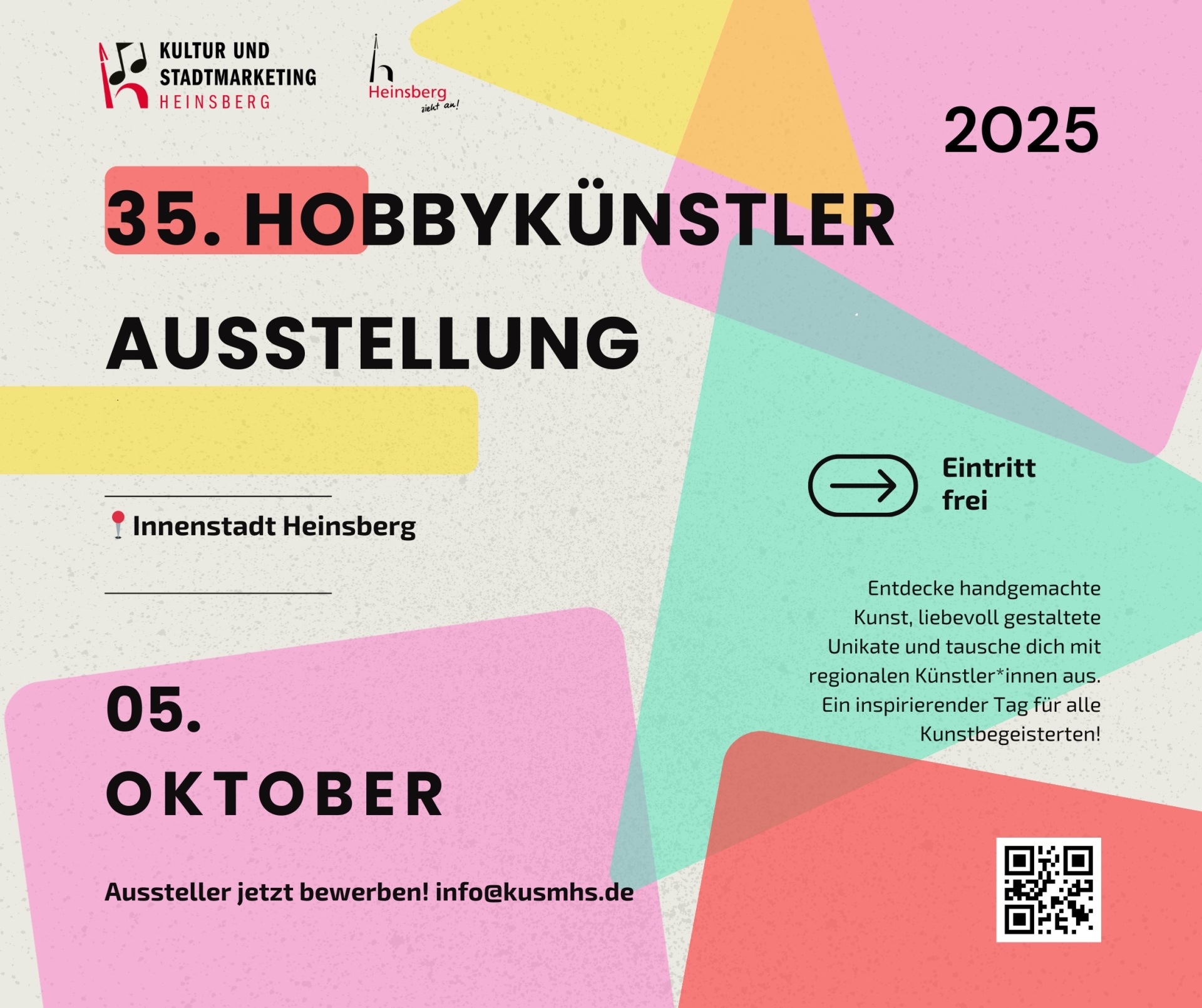 Plakat Hobbykünstlerausstellung