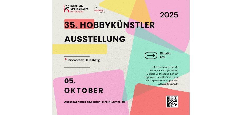 Plakat Hobbykünstlerausstellung