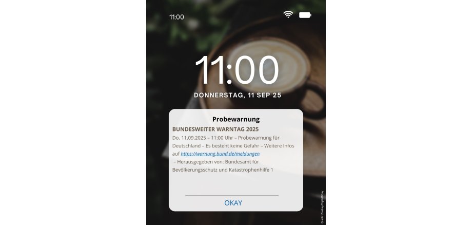 Plakat Warntag