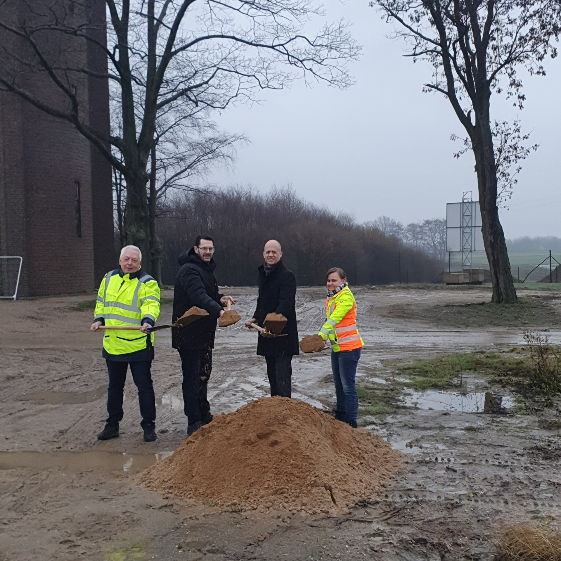 Spatenstich für das neue Wasserwerk
