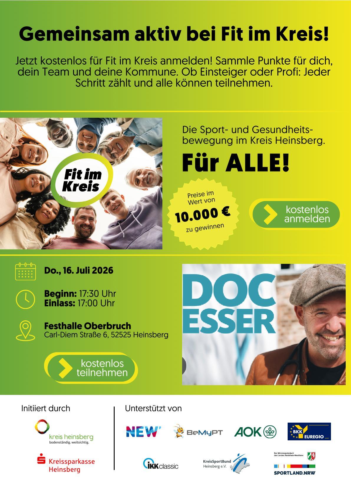 Plakat Fit im Kris