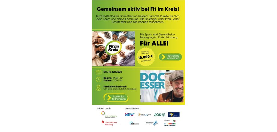 Plakat Fit im Kris
