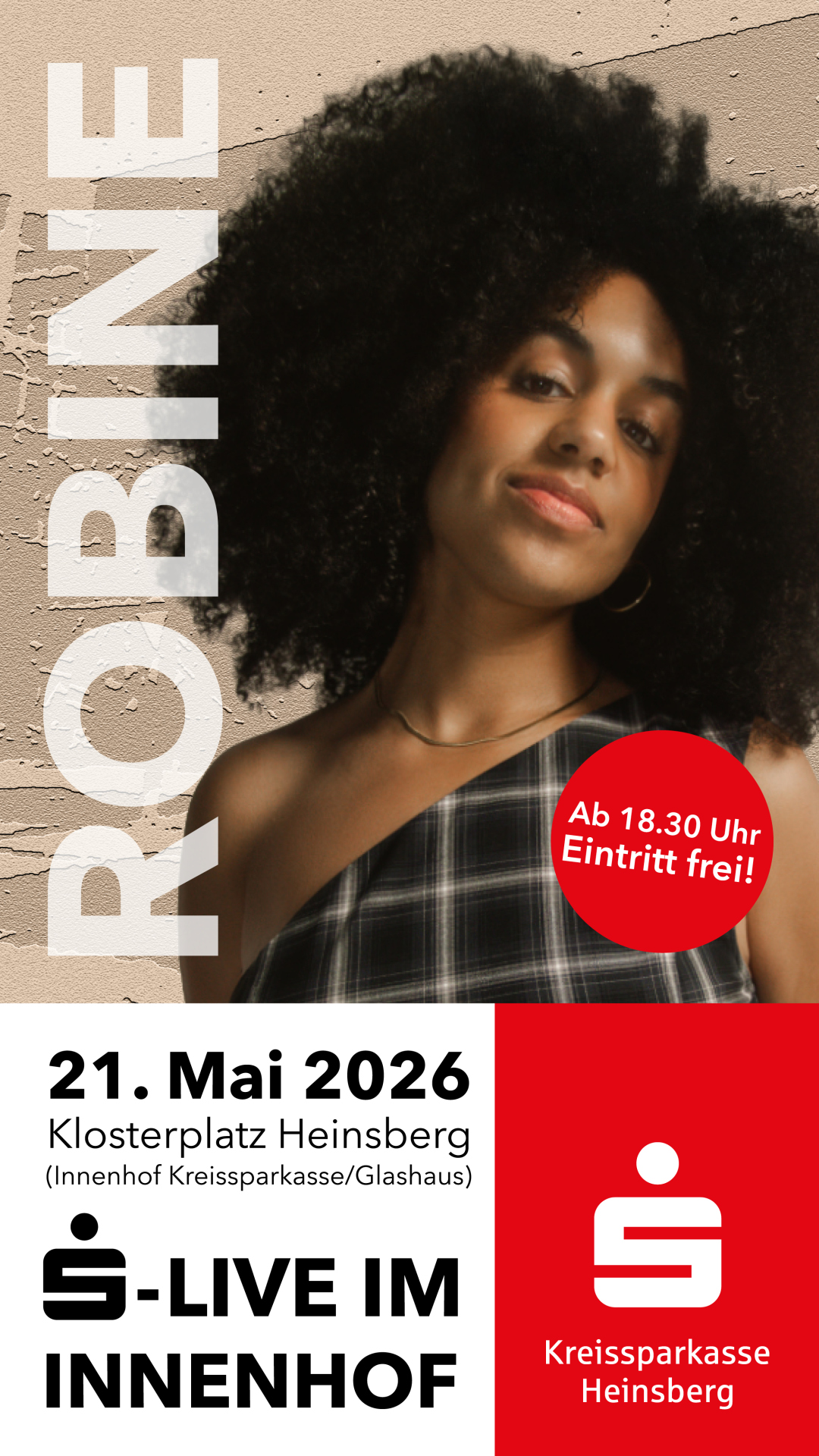 Plakat "Live im Innenhof"