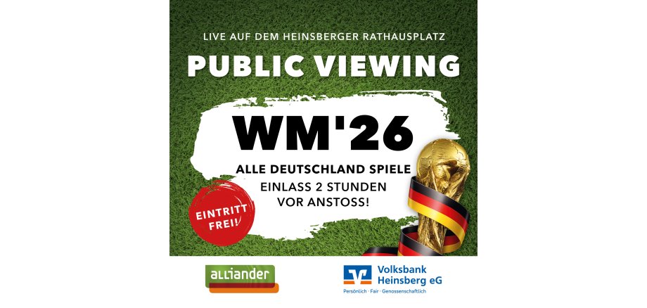 Plakat Public Viewing