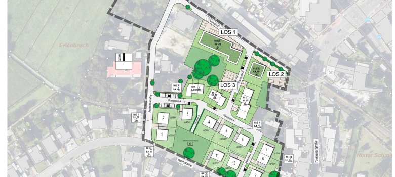 Plan Grebben Baugebiet